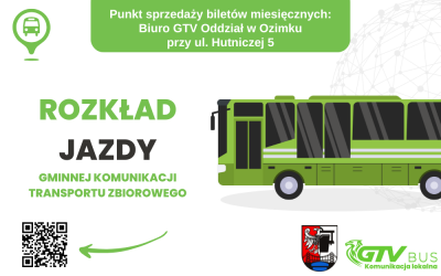 ROZKŁAD JAZDY GTV BUS